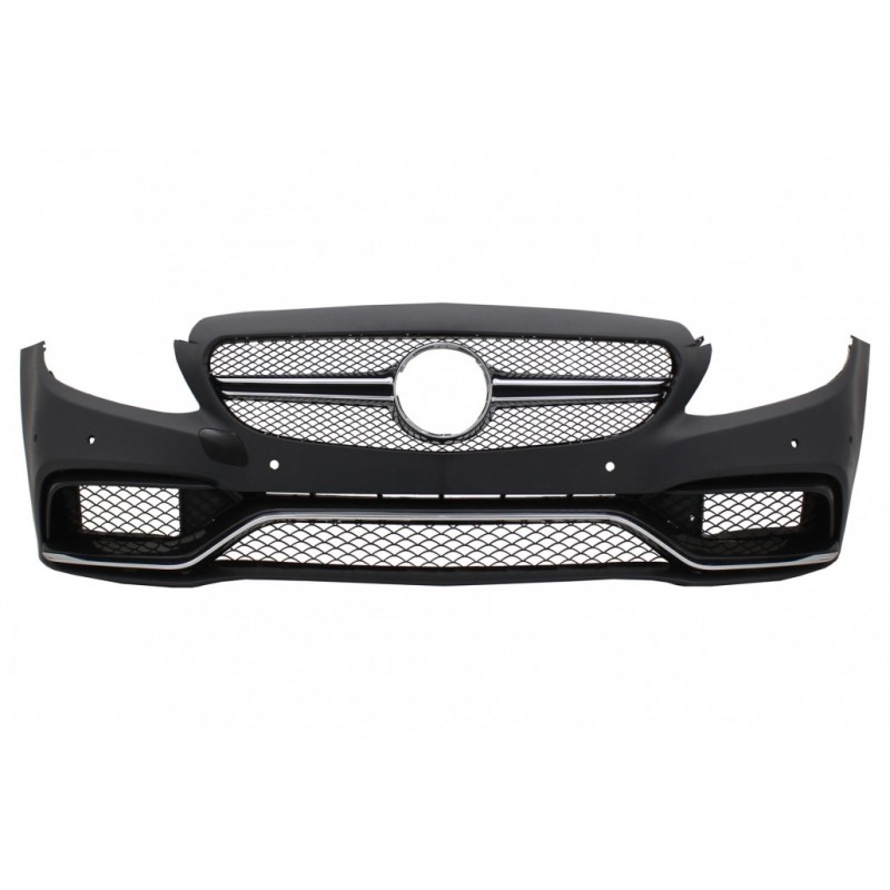 Priekinis bamperis tinka Mercedes C-Class W205 S205 C205 A205 (2014-2018) Limousine T-Model Coupe Cabriolet C63 Design