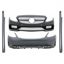 Body Kit suitable for Mercedes C-Class W205 Sedan (2014-2018) C63 Design