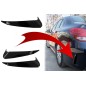 Galiniai buferio sklendės šoniniai pelekai, tinka Mercedes C Class W205 (2014-2020) Piano Black