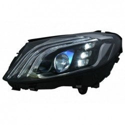 Full LED Headlights suitable for Mercedes C-Class W205 S205 (2014-2020) LHD W222 Design