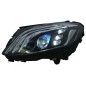 Pilnai LED priekiniai žibintai tinka Mercedes C-Class W205 S205 (2014-2020) LHD W222 Design
