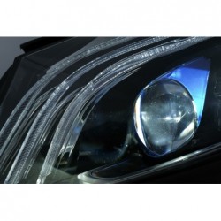 Pilnai LED priekiniai žibintai tinka Mercedes C-Class W205 S205 (2014-2020) LHD W222 Design