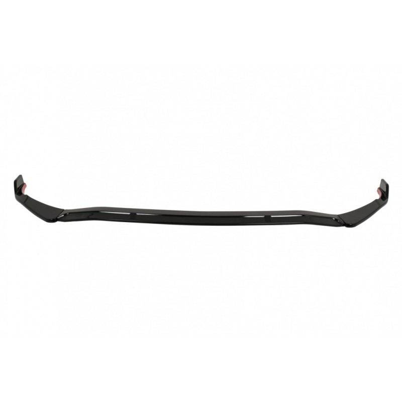 Front Bumper Spoiler Lip suitable for Mercedes C-Class W206 S206 Sport Line (2021-Up) Piano Black