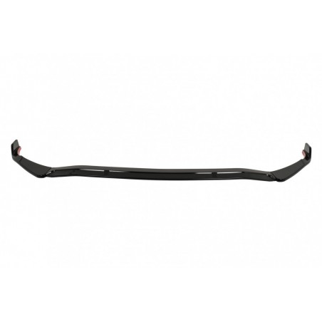 Front Bumper Spoiler Lip suitable for Mercedes C-Class W206 S206 Sport Line (2021-Up) Piano Black