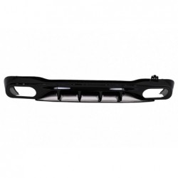 Rear Bumper Diffuser suitable for Mercedes C Class W206 S206 Sport Line (2021-Up) C43 Design