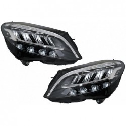 Full LED Headlights suitable for Mercedes C-Class W205 S205 (2019-up) LHD