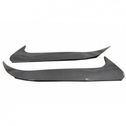 Rear Bumper Flaps Side Fins Flips suitable for Mercedes CLA W117 (2014-2018) Carbon Edition