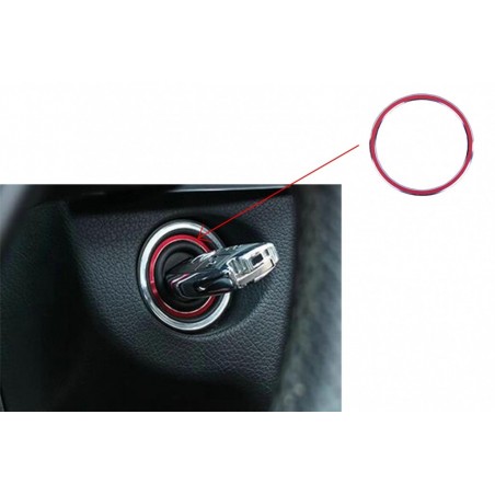 Ring Frame Ignition Red suitable for Mercedes A Class W176 B Class W246 CLA Class C117 and GLA Class X156