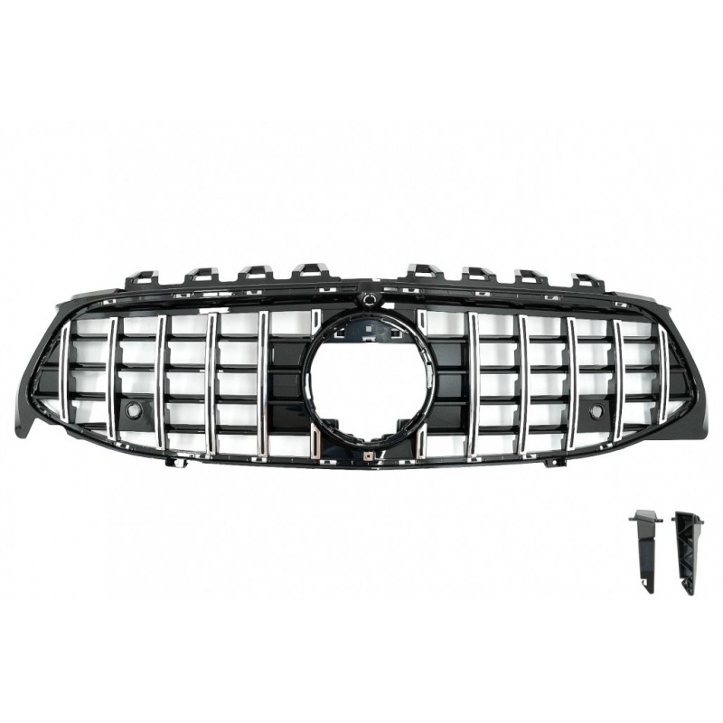 Front Grille suitable for Mercedes CLA X118 C118 (2019-up) GT-R Panamericana Design Chrome