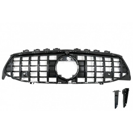 Front Grille suitable for Mercedes CLA X118 C118 (2019-up) GT-R Panamericana Design Piano Black