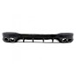 Rear Diffuser and Chrome Exhaust Tips suitable for Mercedes CLA X118 Shooting Brake C118 Coupe Sport Line (2019-up) CLA45S Desig