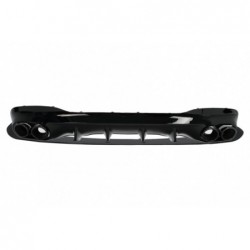 Rear Diffuser and Exhaust Tips suitable for Mercedes CLA X118 Shooting Brake C118 Coupe Sport Line (2019-up) CLA45S Design Aerod