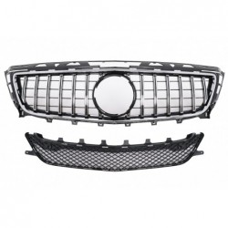 Priekinės grotelės tinka Mercedes CLS W218 C218 (2011-2014) X218 Shooting Brake (2012-2014) GT-R Panamericana Design Chrom