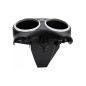 Priekinis dvigubas puodelio laikiklis tinka Mercedes Benz CLS C219 W219 (2003-2010) Juoda