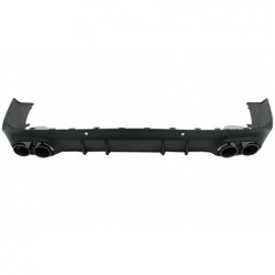 Rear Diffuser with Black Exhaust Tips suitable for Mercedes CLS-Class C257 (2018+) CLS53 Design Night Package