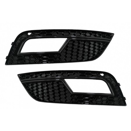 Rūko žibintų dangteliai tinka Audi A4 B8 Facelift (2012-2015) RS4 Design Black