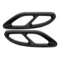 Juodi duslintuvo antgalių dangteliai tinka MERCEDES C-Class W205 S65 E65 GLE W166 X166 GLC W253 Sport Design
