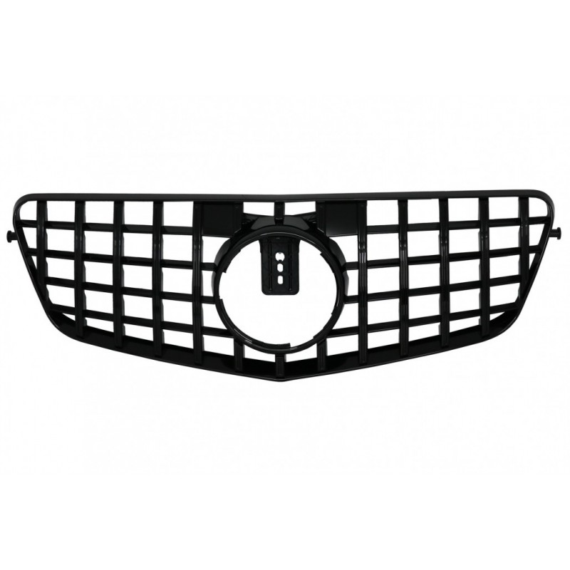 Central Grille suitable for Mercedes E-Class W212 S212 (2009-2013) GT-R Panamericana Design Black