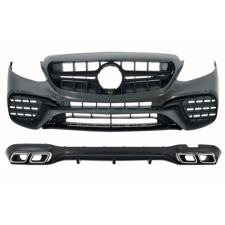 Body Kit suitable for Mercedes E-Class W213 (2016-2019) E63 Design Exhaust Muffler tips