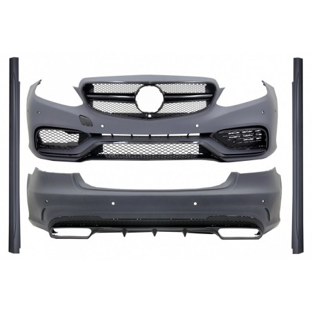 Body Kit suitable for Mercedes E-Class W212 Facelift (2013-2016) E63 Design Shiny Black Edition