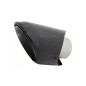 Universal Carbon Fiber Exhaust Muffler Tip Polished Look Inlet 6.2cm