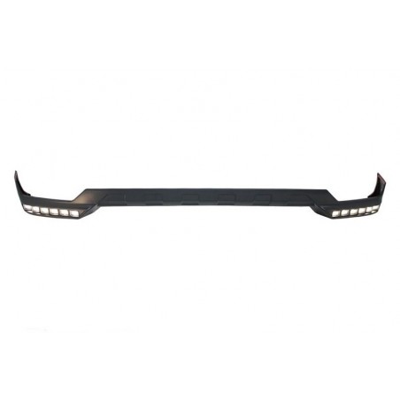 Priekinio buferio spoileris LED DRL prailginimas tinka Mercedes G-Class W463 (1989-2017)
