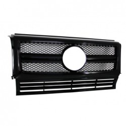 Priekinės grotelės tinka Mercedes G-Class W463 (1990-2017) Naujas G65 G63 Design Full Piano Black