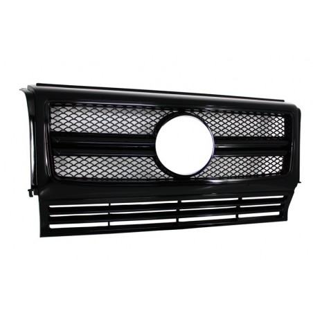 Priekinės grotelės tinka Mercedes G-Class W463 (1990-2017) Naujas G65 G63 Design Full Piano Black