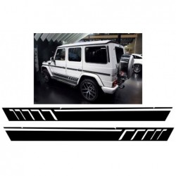 Side Decals Sticker Vinyl Matte Black suitable for Mercedes G-class W463 (1989-2017)