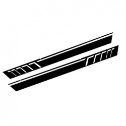 Side Decals Sticker Vinyl Matte Black suitable for Mercedes G-class W463 (1989-2017)