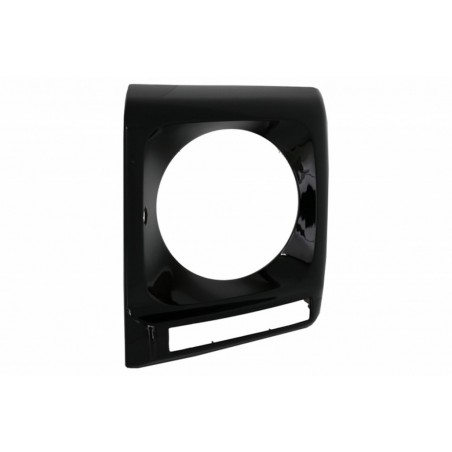 Headlights Covers Black suitable for Mercedes G-Class W463 (1989-2018) G65 Design