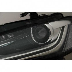 LED DRL Headlights for Audi A4 B8.5 Facelift (2012-2015) Black