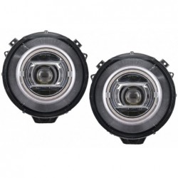 Full LED Headlights suitable for Mercedes G-Class W463 (2005-2017) Chrome Facelift 2018 Design with Dynamic Start Up