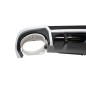 Rear Bumper Valance Diffuser Exhaust Tips suitable for Audi A4 B9 8W (2016-2018) Sedan Avant RS4 Design