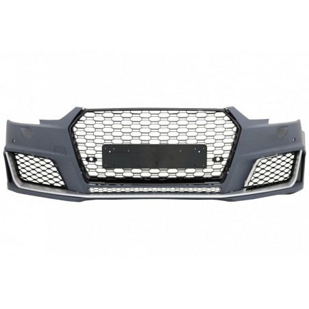 Front Bumper with Grille suitable for Audi A4 B9 8W (2016-2018) Quattro RS4 Design