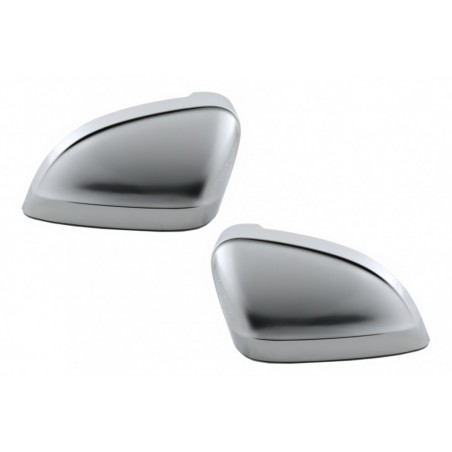 Mirror Covers suitable for Audi A4 B9 (2016-) Extinction Aluminium Plated Complete Housing