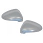 Mirror Covers suitable for Audi A4 B9 (2016-) Extinction Aluminium Plated Complete Housing With Side Assist