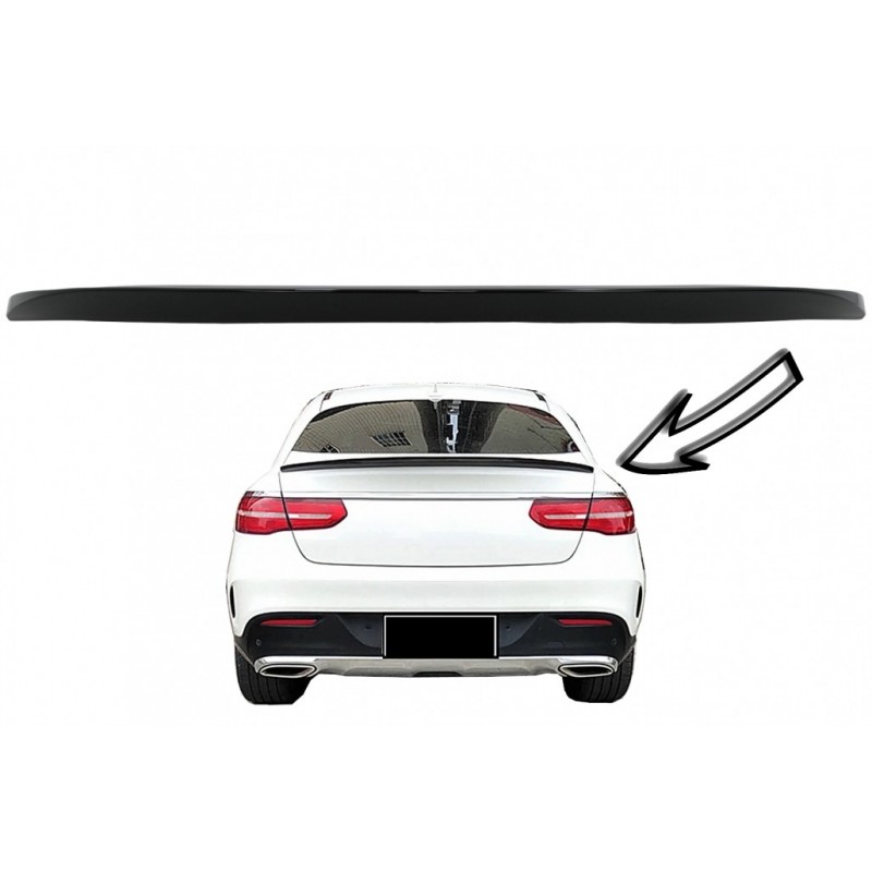 Trunk Boot Spoiler suitable for Mercedes GLE Coupe C292 (2015-2019) Piano Black