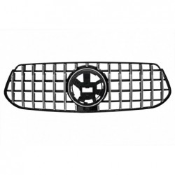 Front Central Grille suitable for Mercedes GLE SUV W167 V167 GLE Coupe C167 Sport Package (2019-Up) GTR Panamericana Design Glos
