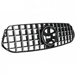 Front Central Grille suitable for Mercedes GLE SUV W167 V167 GLE Coupe C167 Sport Package (2019-Up) GTR Panamericana Design Glos