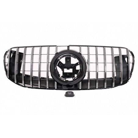 Front Grille suitable for Mercedes GLS SUV X167 (2019-2023) GT-R Panamericana Design Chrome