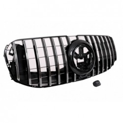 Front Grille suitable for Mercedes GLS SUV X167 (2019-2023) GT-R Panamericana Design Chrome