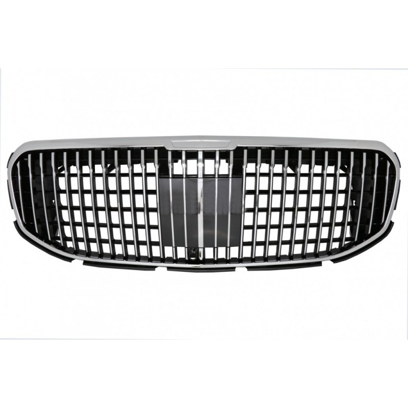 Priekinės grotelės tinka Mercedes GLS SUV X167 (2019-2023) M-Design Chrome