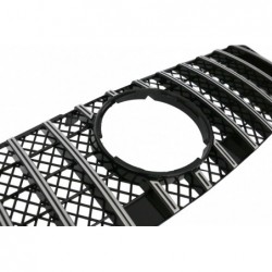 Centrinės priekinės grotelės, tinkamos Mercedes ML W164 Facelift (07.2008-2011) GT-R Panamericana Design Black Chrome