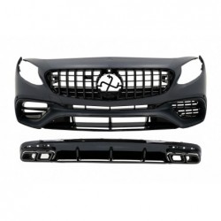 Kėbulo komplektas tinka Mercedes S-Class Coupe C217 Sport Line (2015-2021) S63 Design All Black