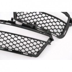 Front Bumper Side Grilles Fog Light DRL suitable for Mercedes S-Class W221 (2005-2012) S63 S65 Design