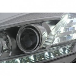 LED priekiniai žibintai tinka Mercedes S-Class W221 (2005-2009) Facelift Look LHD