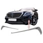 Priekinio buferio skirstytuvai, tinkami Mercedes W222 S-Class S65 Design (2013 m. ir naujesnių) Chrome Edition