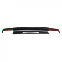 Galinio buferio difuzorius tinka Mercedes S-Class W222 Sport Line Package (2013-06.2017) S63 Design