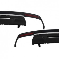 Galinio buferio difuzorius tinka Mercedes S-Class W222 Sport Line Package (2013-06.2017) S63 Design